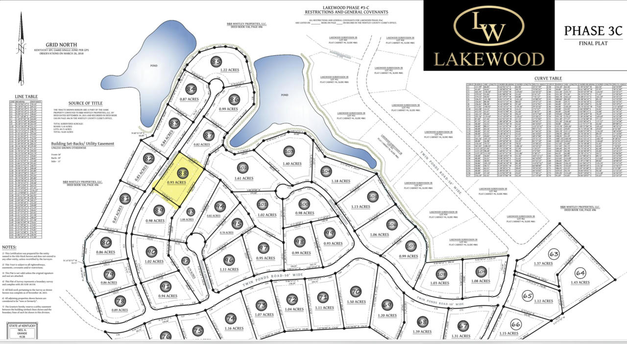 LOT 88 LAKEWOOD SUBDIVISION, CORBIN, KY 40701, photo 1 of 5